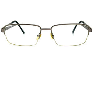 Michael‎ Ryen Eyeglasses Frames MR-258 C3 Gunmetal Half Rim 59-17-150 H18363